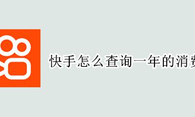 快手里消费记录哪里查 快手怎么查询一年的消费记录