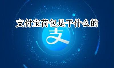 荷包是干什么用的 支付宝荷包是干什么的