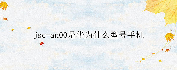 jsc-an00是华为什么型号手机