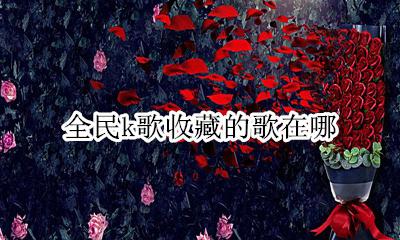 全民k歌收藏的歌在哪 全民k歌怎么收藏原唱歌曲
