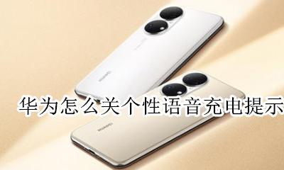 华为怎么关个性语音充电提示 华为手机自带的充电提示音怎么关