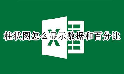 柱状图怎么显示数据和百分比 柱状图如何显示数据和百分比