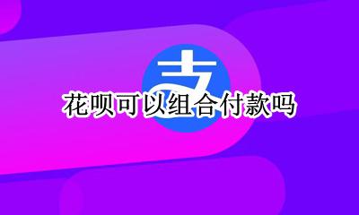 花呗可以组合付款吗 花呗不能组合付款吗