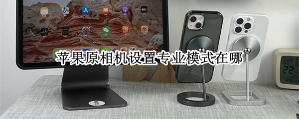 苹果原相机设置专业模式在哪