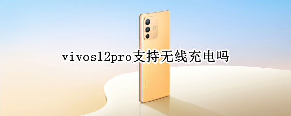vivos12pro支持无线充电吗