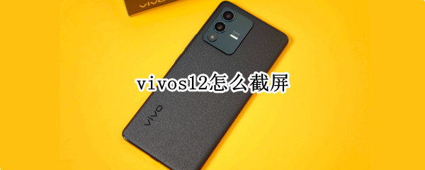 vivos12怎么截屏