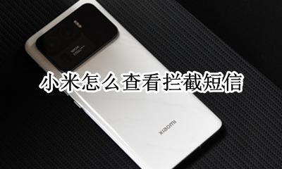 小米怎么查看拦截短信 小米查看拦截短信内容
