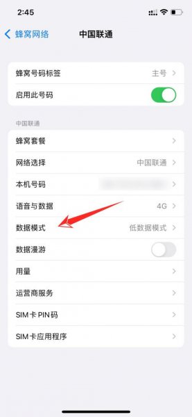 低数据模式怎么关
