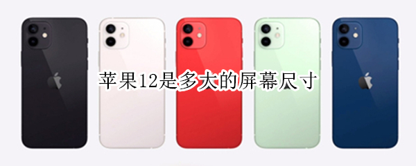 苹果12是多大的屏幕尺寸