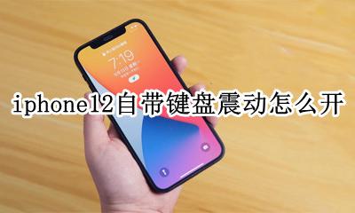 iphone12键盘震动怎么开 iphone12自带键盘震动怎么开