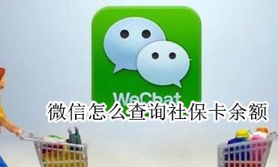 微信怎么查询社保卡余额 怎样在微信查询社保卡余额