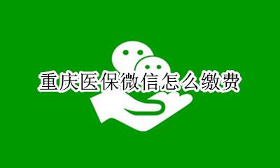 重庆医保微信怎么缴费 重庆医保微信缴费流程