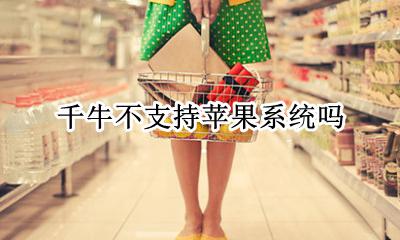 千牛不支持苹果系统吗 苹果电脑可以装千牛吗