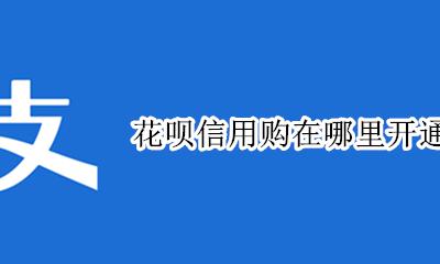 怎么看花呗信用分 花呗信用购在哪里开通