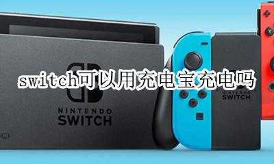 switch怎么用充电宝充电 switch可以用充电宝充电吗