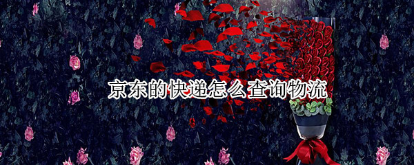 京东的快递怎么查询物流