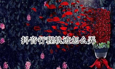 抖音行程轨迹怎么弄 抖音上跑步轨迹地图怎么生成