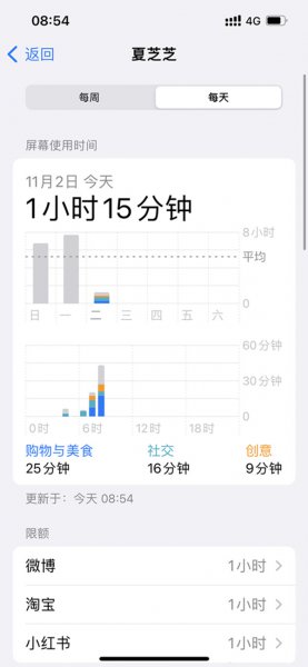 app使用时间在哪看