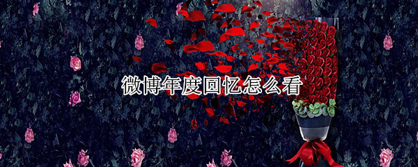 微博年度回忆怎么看