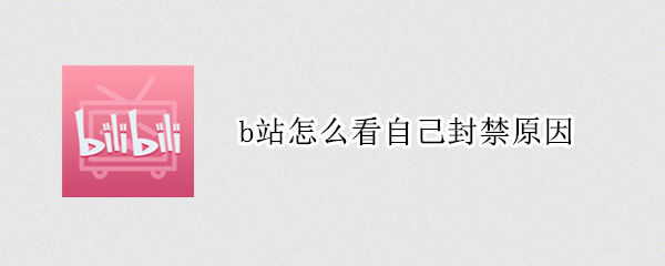 b站怎么看自己封禁原因