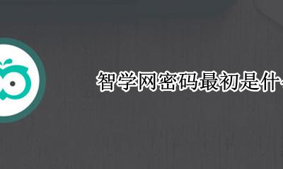 智学网学生密码 智学网密码最初是什么
