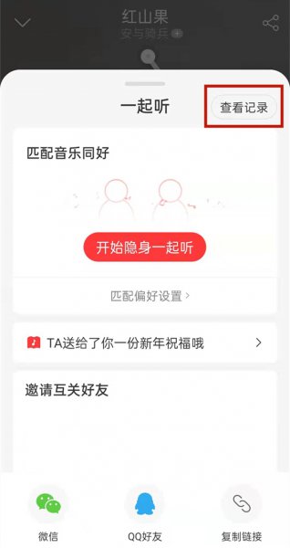 网易云能看到别人和谁一起听吗