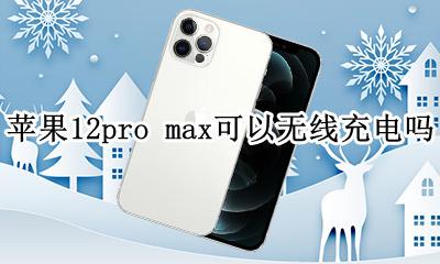 苹果12pro max可以无线充电吗 苹果12pro max只能无线充电吗