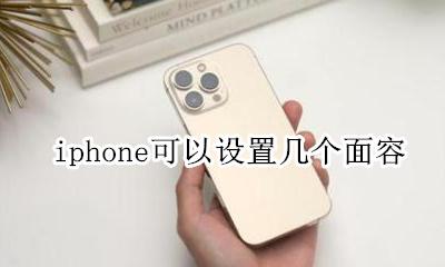 苹果设置几个面容 iphone可以设置几个面容