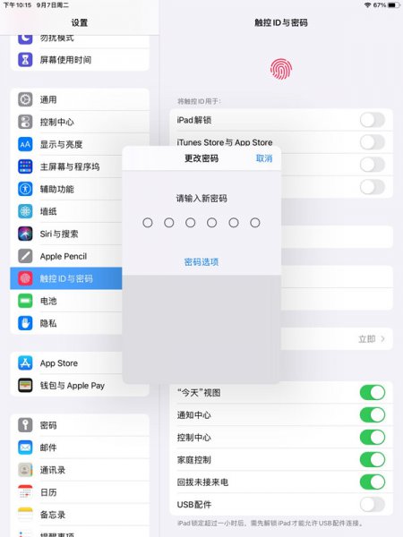 ipad如何给app加密码