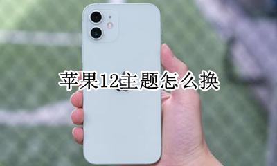 苹果12主题怎么换 iphone12怎么换主题