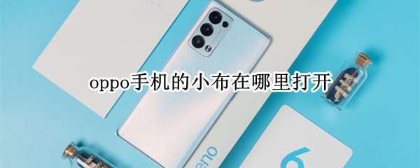 oppo手机的小布在哪里打开