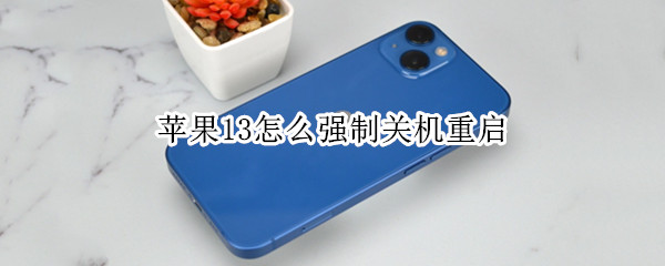 苹果13怎么强制关机重启