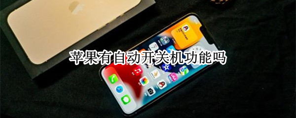 苹果有自动开关机功能吗