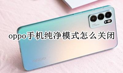 oppo手机纯净模式怎么关闭 oppo手机怎么关闭自动暗色模式