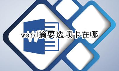 word摘要选项卡在哪 word2010目录在哪个选项卡