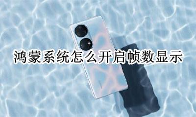 鸿蒙系统怎么开启帧数显示 鸿蒙系统帧数怎么看