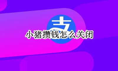 小猪存钱怎么用 小猪攒钱怎么关闭
