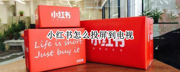 小红书怎么投屏到电视
