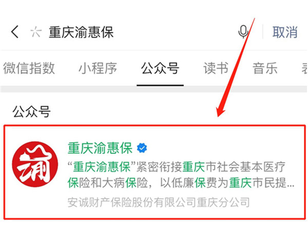 渝惠保怎么查询保单