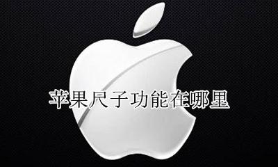 苹果有尺子功能吗 苹果尺子功能在哪里