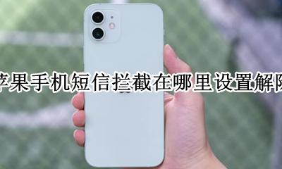 苹果手机如何解除拦截短信 苹果手机短信拦截在哪里设置解除