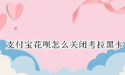 支付宝考拉海购黑卡关闭 支付宝花呗怎么关闭考拉黑卡