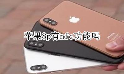 苹果8p有nfc功能吗 苹果8p支不支持nfc功能