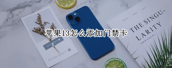 苹果13怎么添加门禁卡