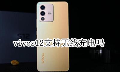 vivos12支持无线充电吗 vivos12可以无线充电吗?