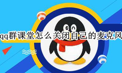 qq群课堂怎么关闭摄像头 qq群课堂怎么关闭自己的麦克风