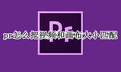 pr视频画布大小怎么调 pr怎么把视频和画布大小匹配