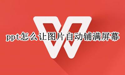 ppt如何让图片满屏 ppt怎么让图片自动铺满屏幕