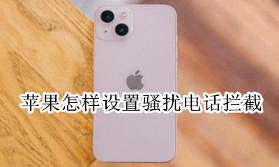 苹果怎样设置骚扰电话拦截 苹果手机怎么样设置拦截骚扰电话