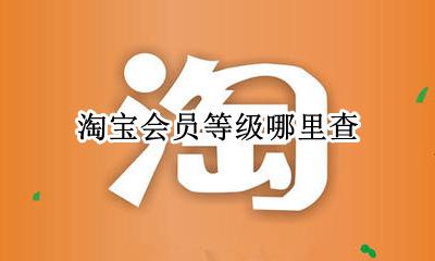 淘宝会员等级哪里查 淘宝怎么查会员等级